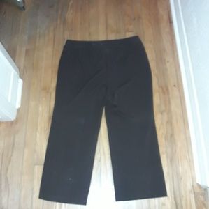 womens size 16 short pants dark brown